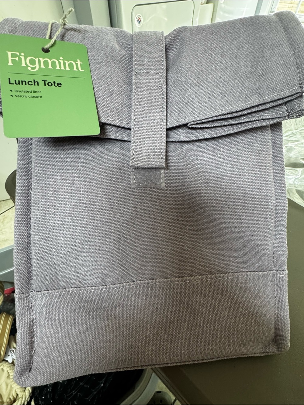 Figmint Insulated Lunch Tote in Light Purple
